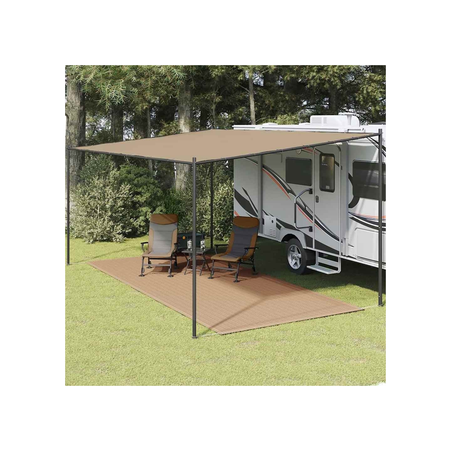 Tapis de tente 250x600 cm Taupe