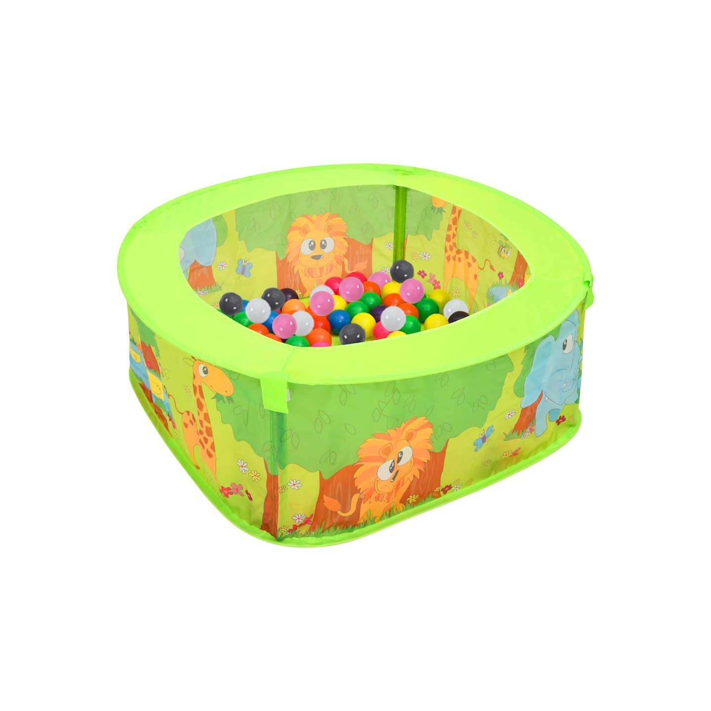 Piscine à balles avec 300 balles pour enfants 75x75x32 cm