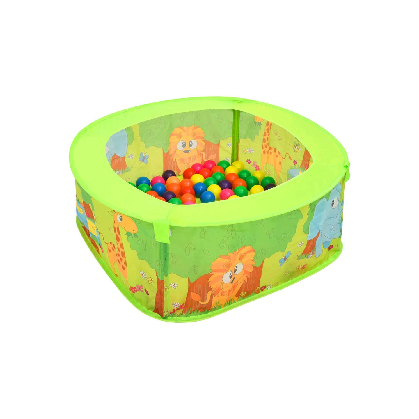 Piscine à balles avec 300 balles pour enfants 75x75x32 cm