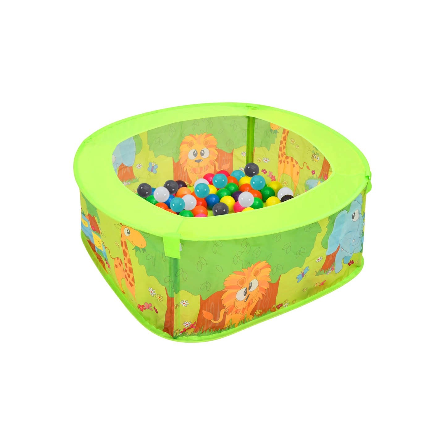 Piscine à balles avec 300 balles pour enfants 75x75x32 cm