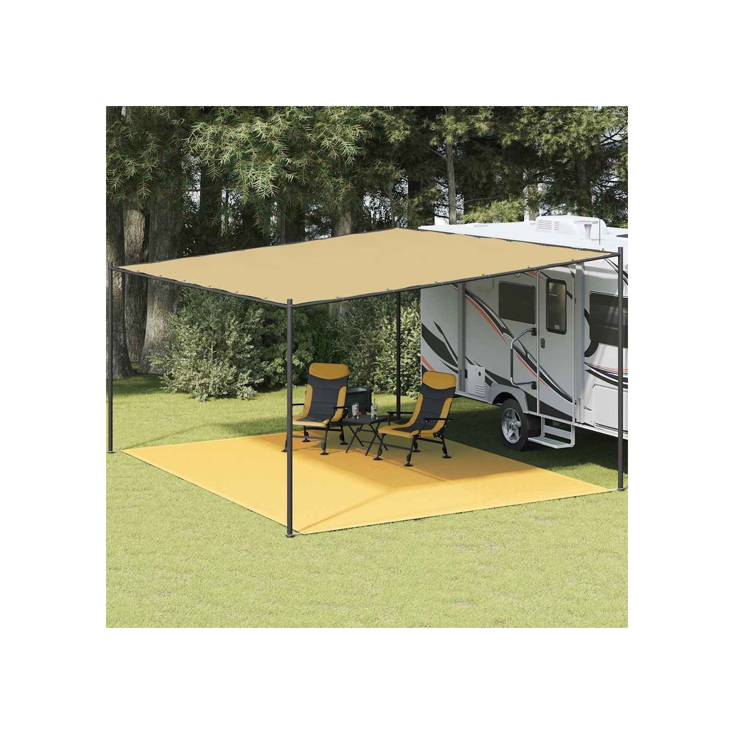 Tapis de tente 400x500 cm Beige