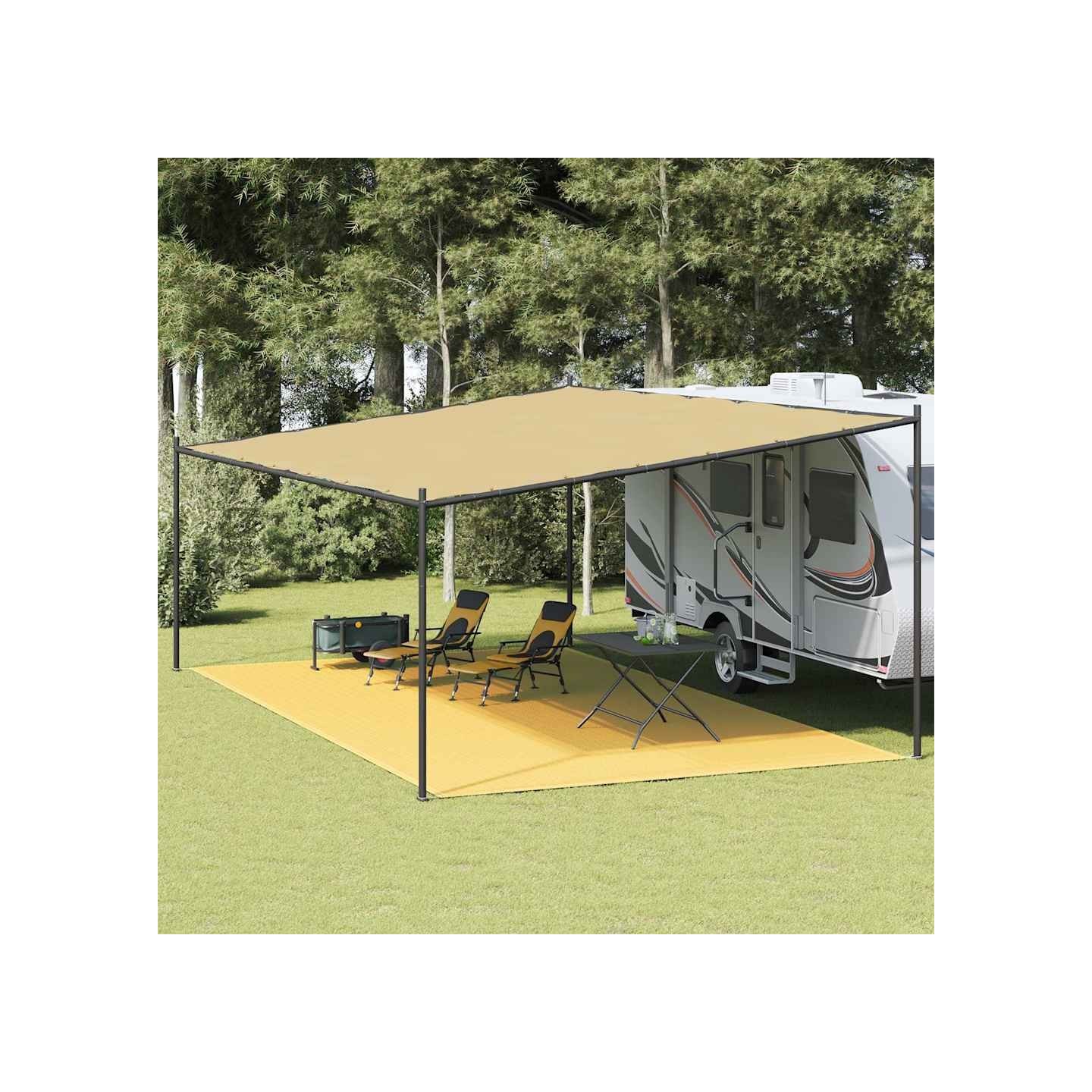 Tapis de tente 400x700 cm Beige