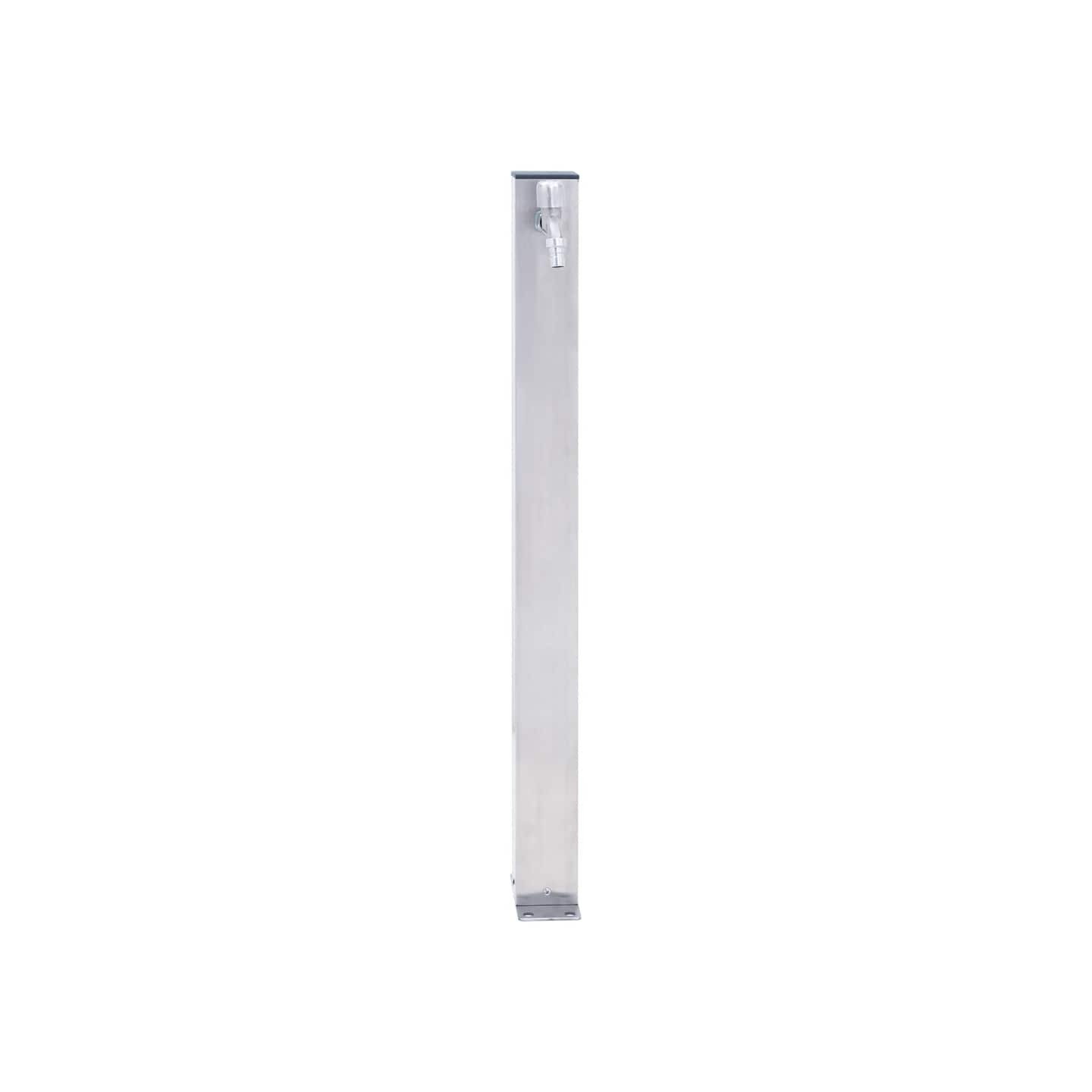 Colonne à eau de jardin 40 cm acier inoxydable carré