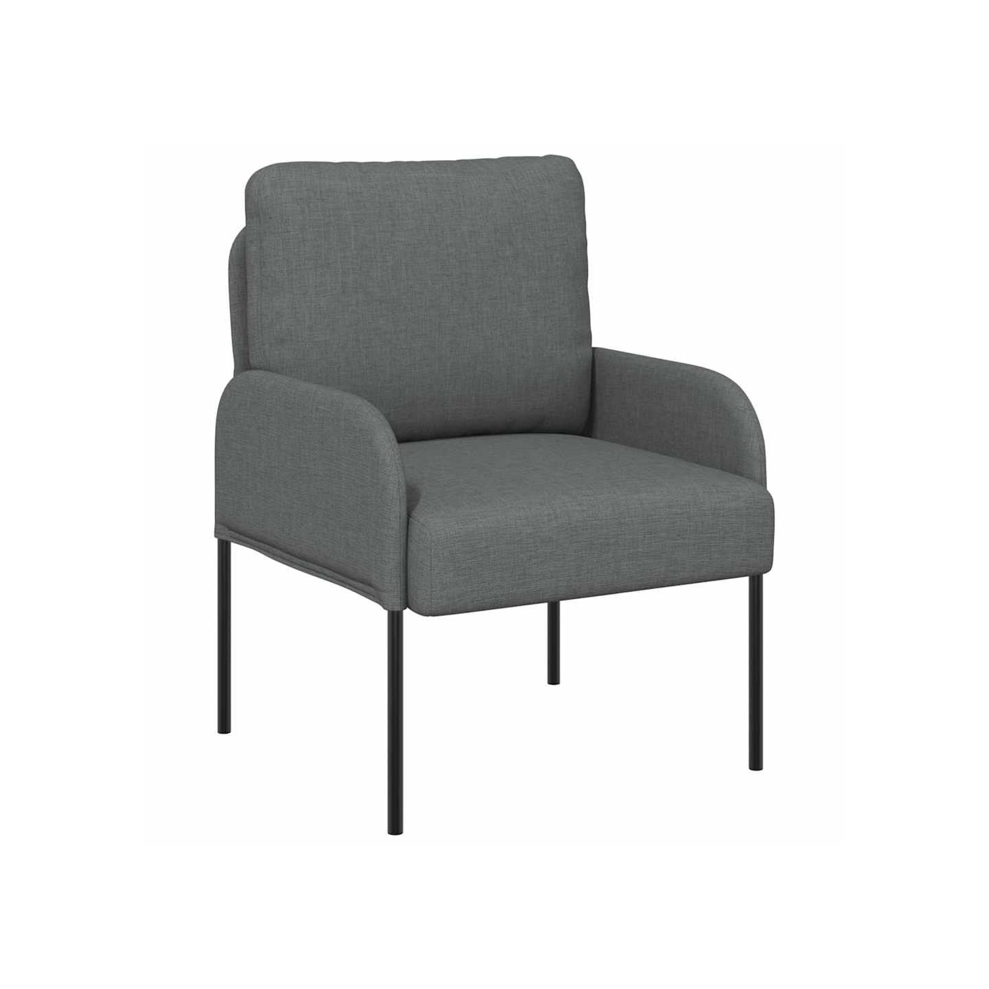Canapés avec coussin 55cm Gris foncé Contreplaqué