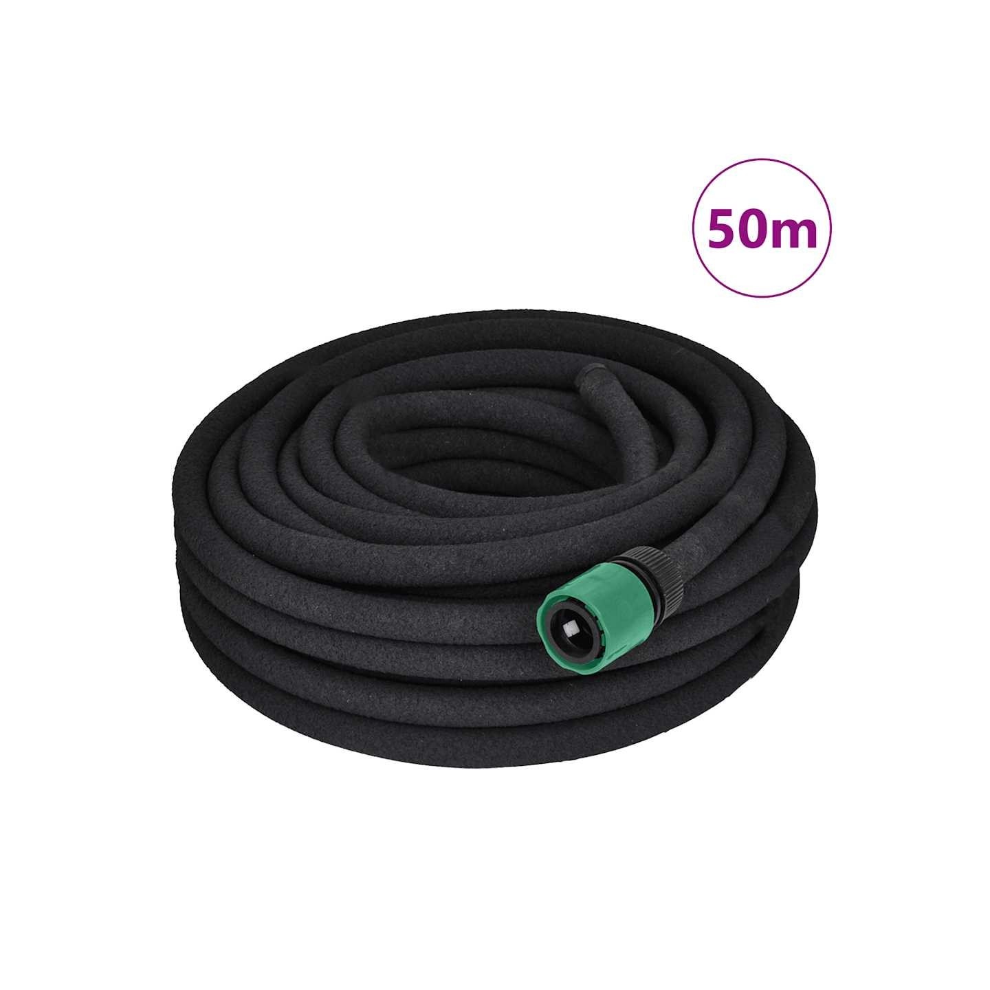 Tuyau microporeux arrosage jardin connecteur 1/2 pouces 50 m