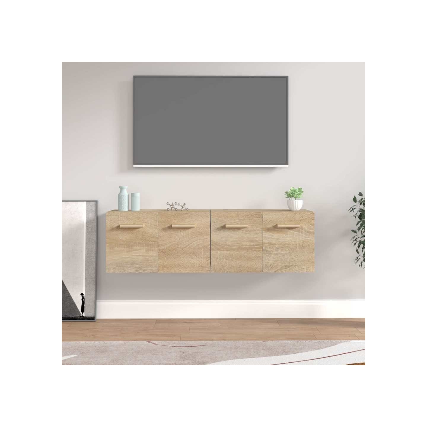 Armoires murales 2 pcs Chêne sonoma 60x36,5x35 cm Bois
