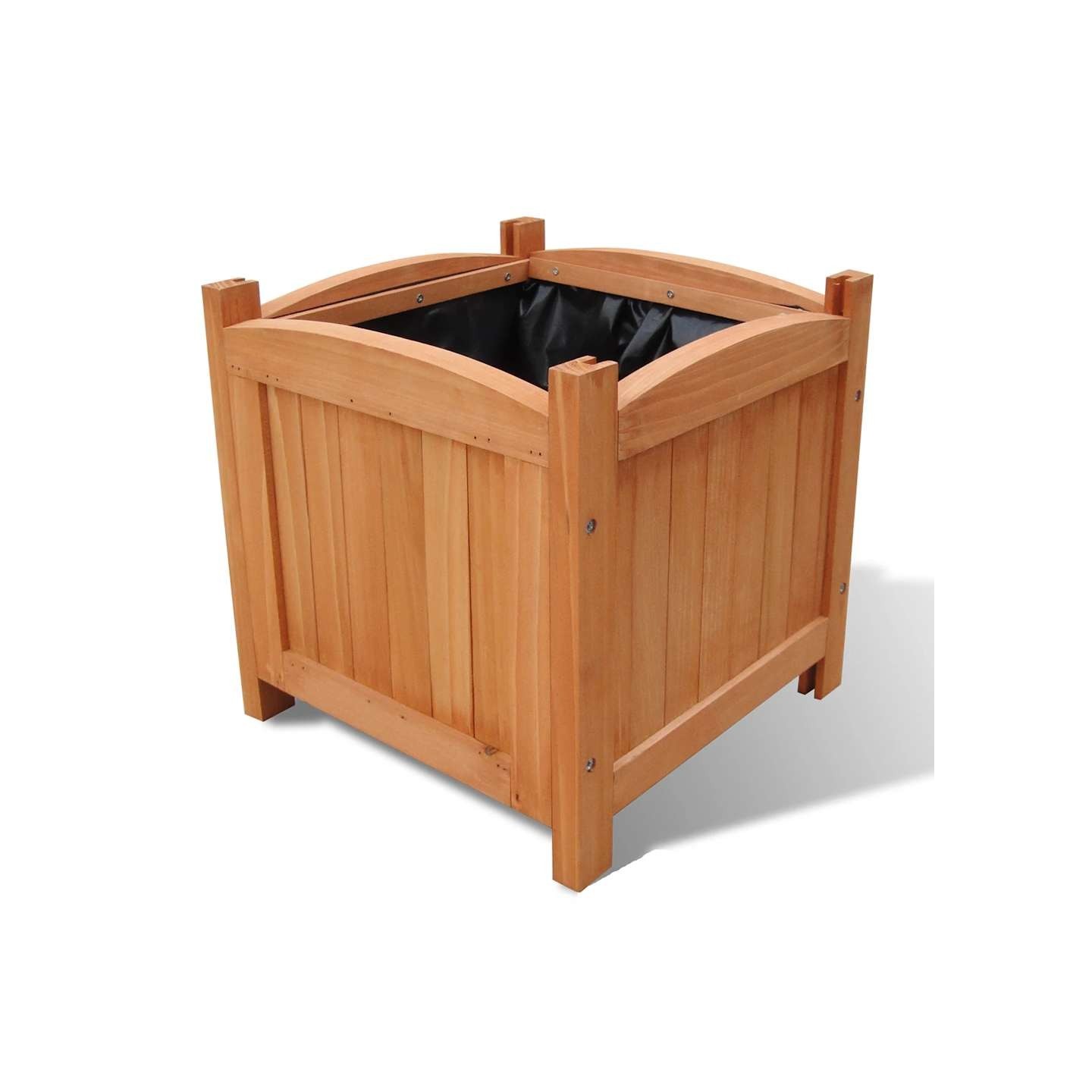 Ensemble de 2 lits surélevés Bois 30x30x30 cm