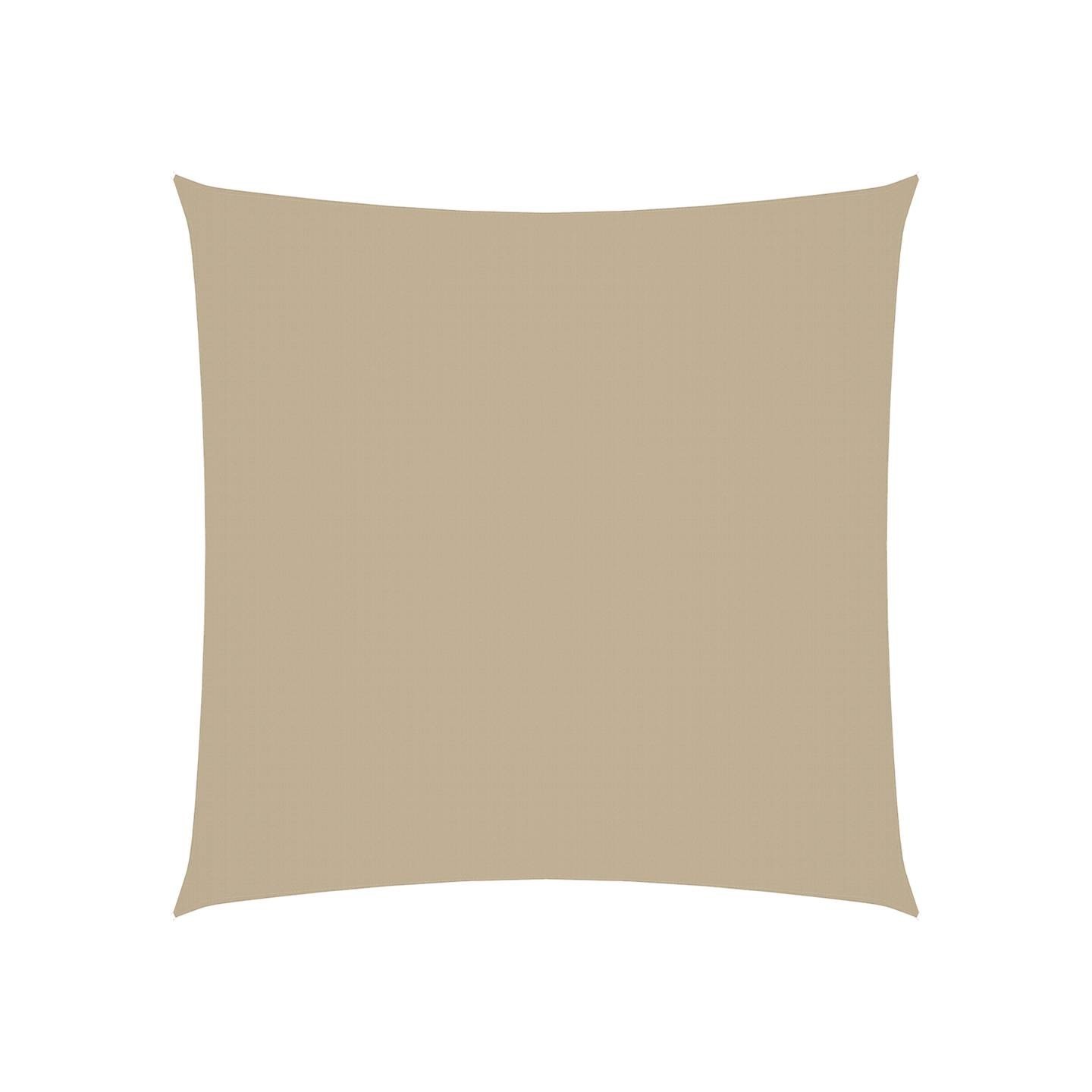 Voile de parasol tissu oxford carré 2,5x2,5 m beige