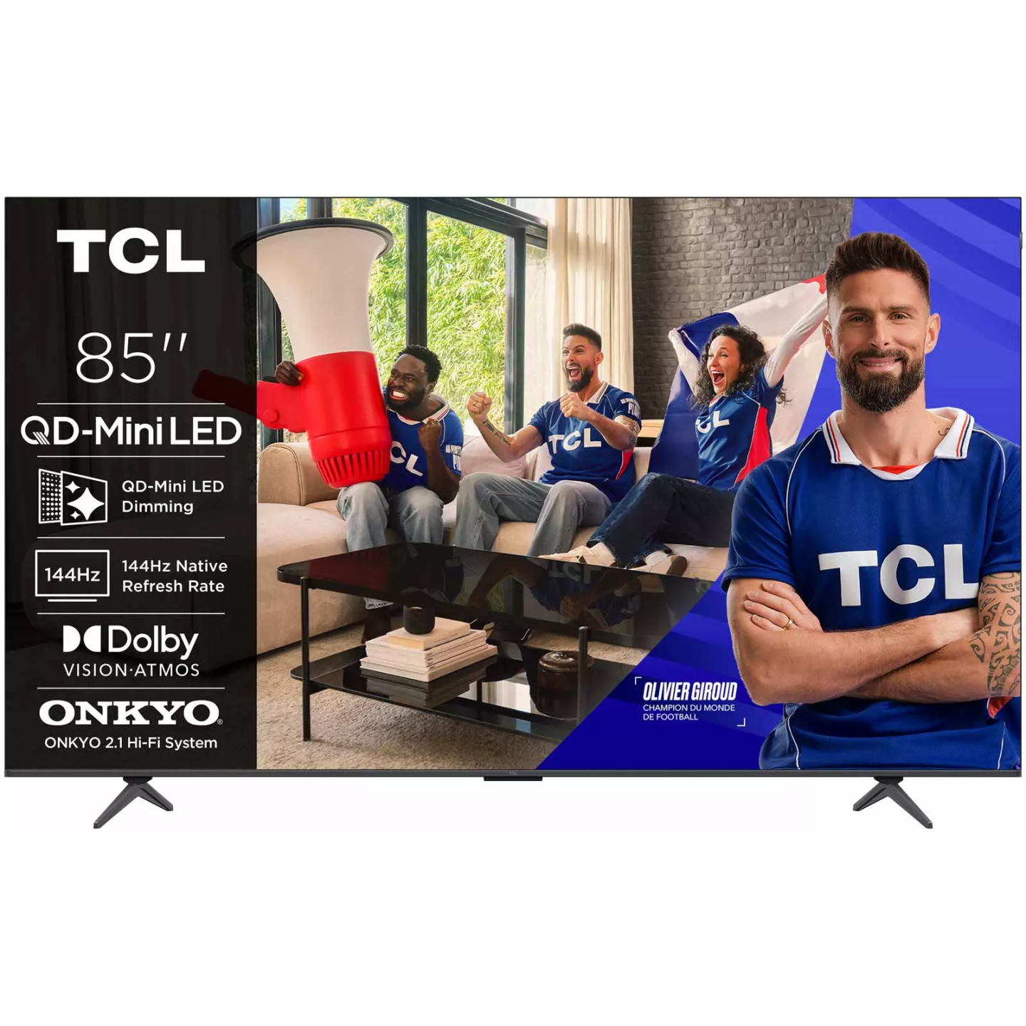 TV Mini LED TCL 85P89L 85" 4K 144 Hz Google TV | Nimestore