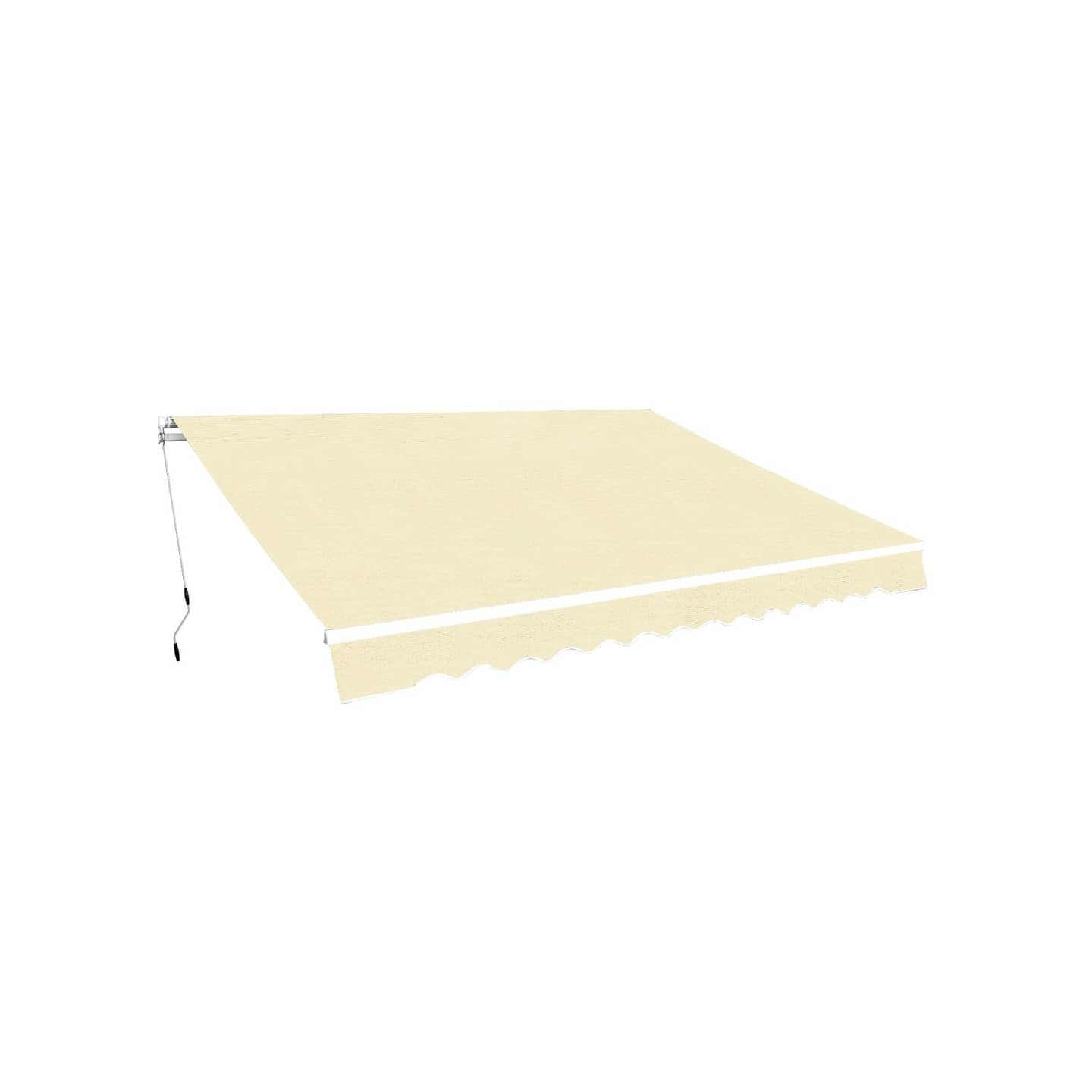 Auvent pliable manuel 400 cm Crème