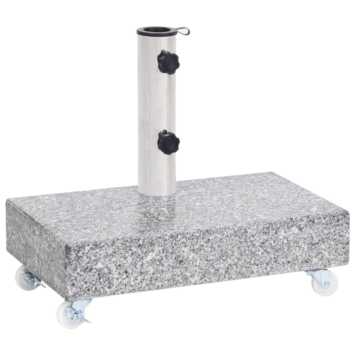 Socle de parasol Gris clair 45x25x8,3 cm Granite