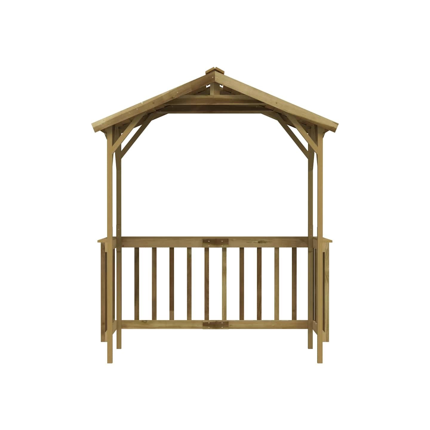 Abri de barbecue 163,5x93x210 cm Bois de pin imprégné