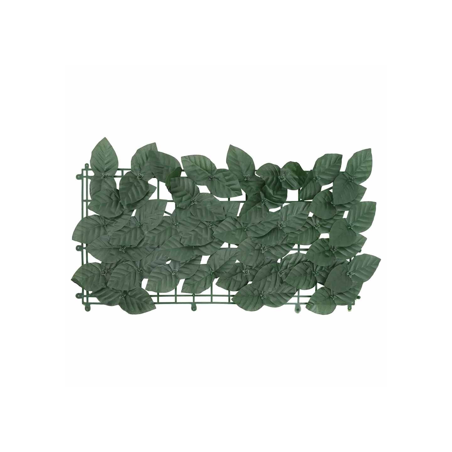 Écran de balcon avec feuilles vert foncé 600x100 cm