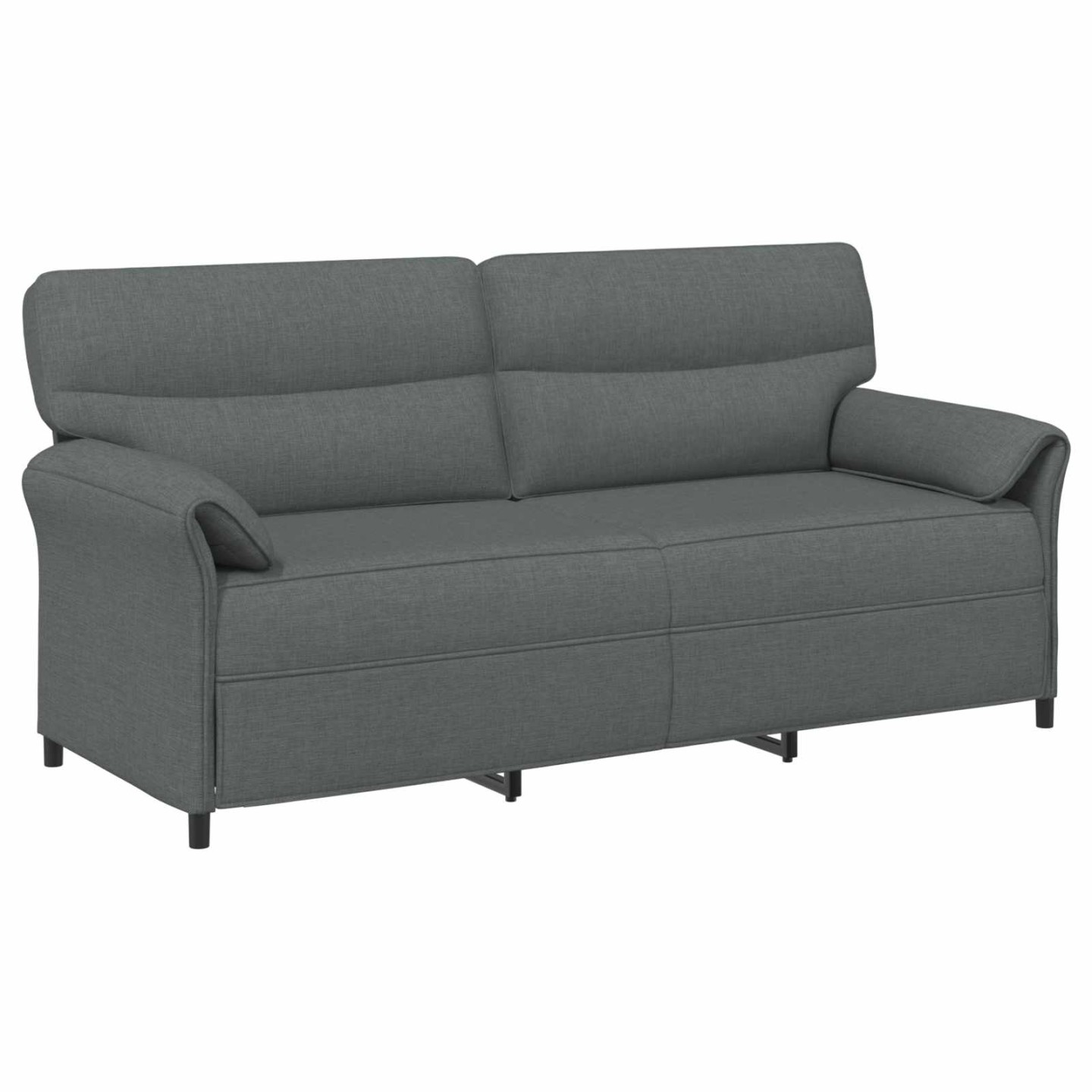Sofa 3 places 3 place Gris foncé 198 x 83 x 95 cm Tissu