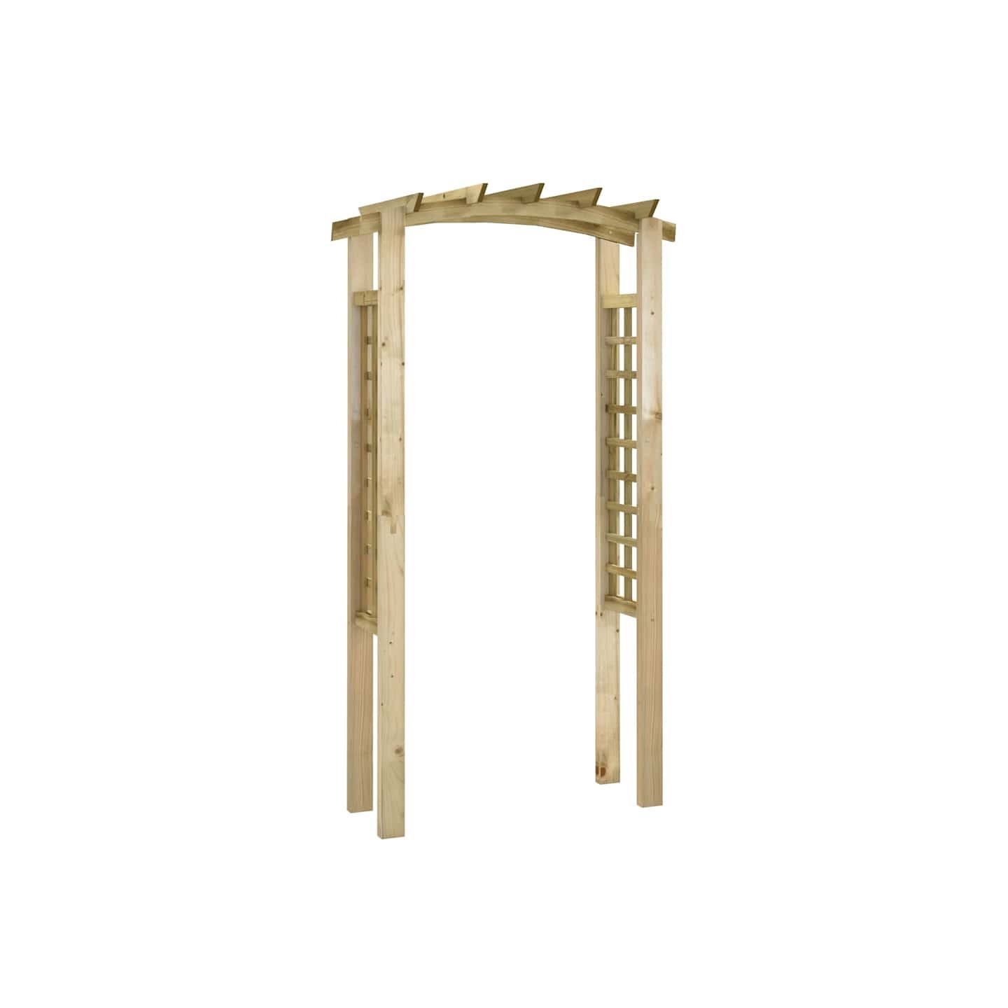 Arche en treillis 110x60x210 cm Bois de pin massif imprégné