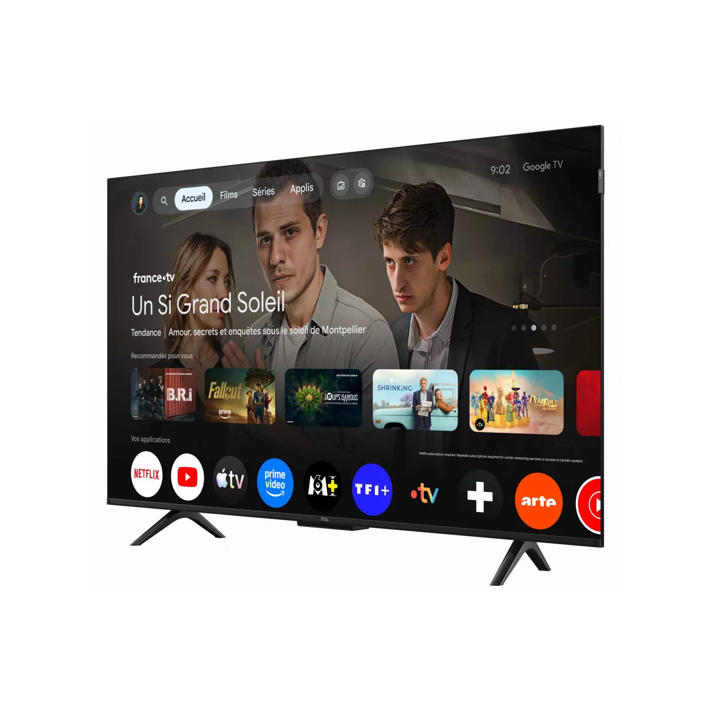 TV QLED TCL 85P79L 85" 4K Dolby Vision Google TV | Nimestore