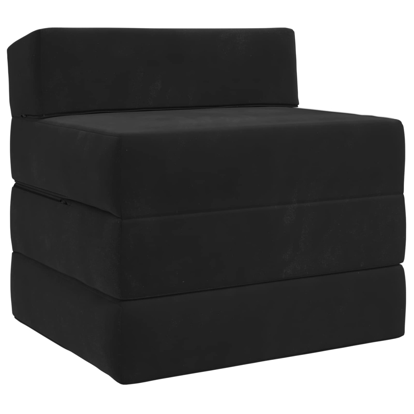 Canapé-lit pliable Noir 70 x 60 x 63 cm Velours