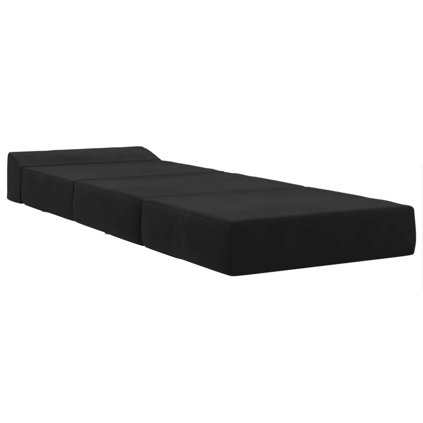 Canapé-lit pliable Noir 70 x 60 x 63 cm Velours