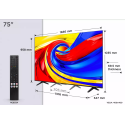 TV QLED TCL 75P79L 75" 4K Dolby Vision Google TV | Nimestore
