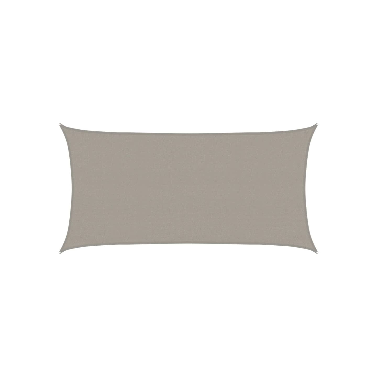 Voile d'ombrage 160 g/m² rectangulaire gris clair 3x6 m PEHD