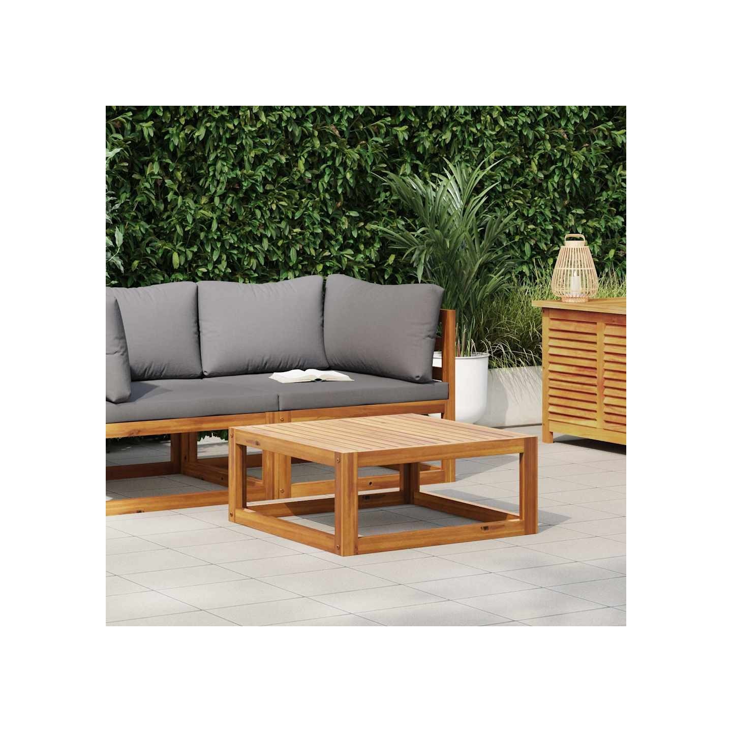 Table basse 68x68x29 cm Bois d'acacia solide