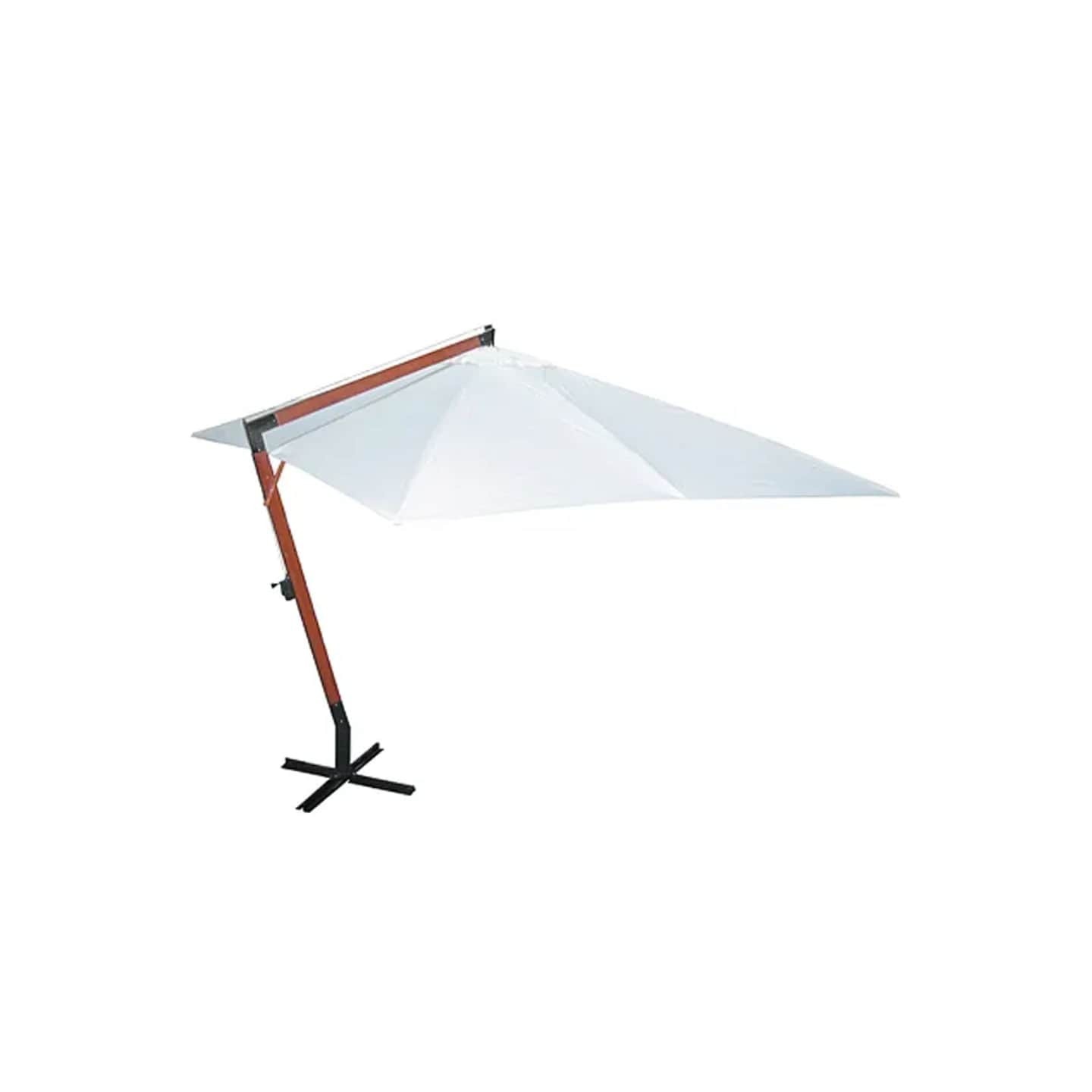 Parasol 300 x 400 cm Blanc