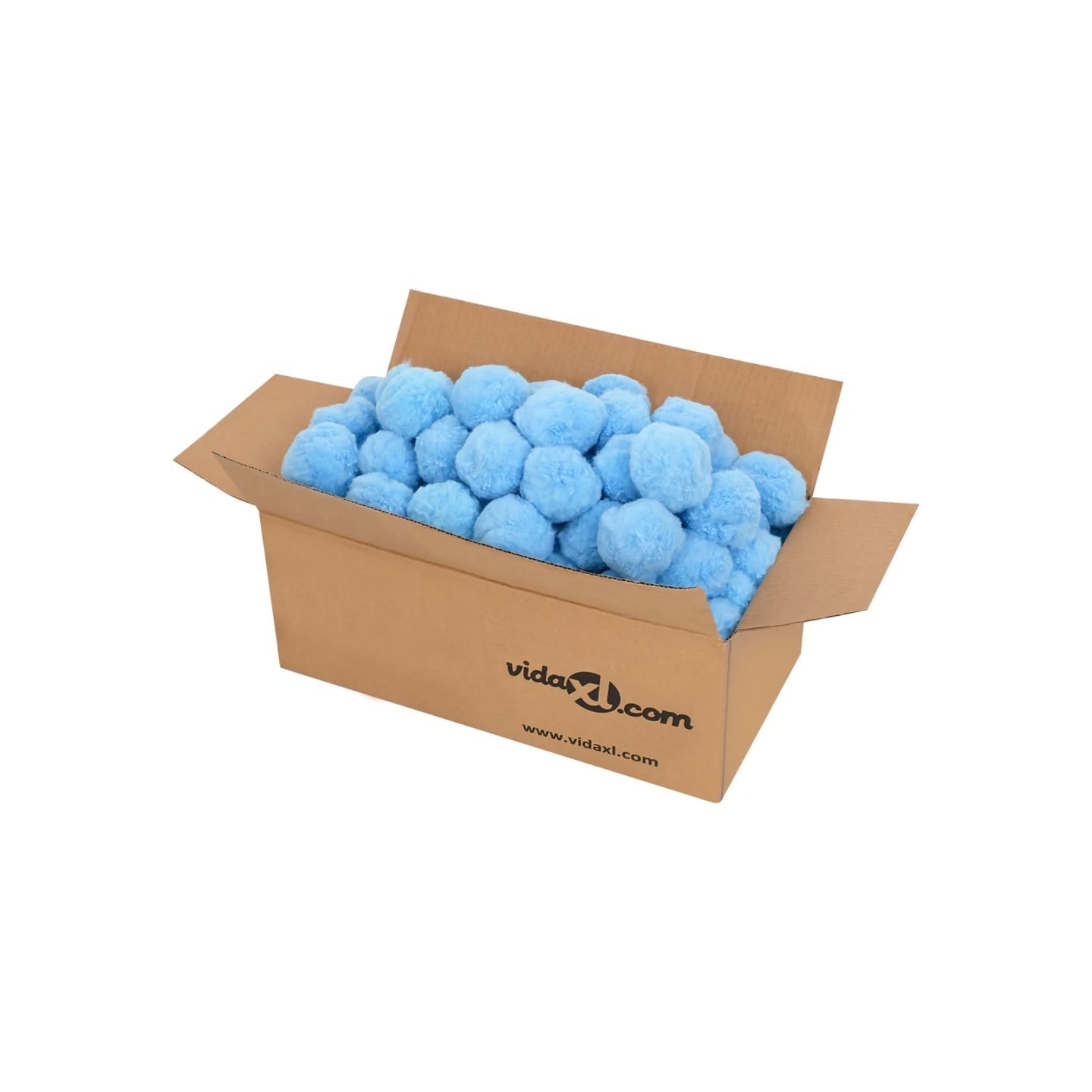 Boules anti-bactériennes filtrantes de piscine bleu 1400 g PE