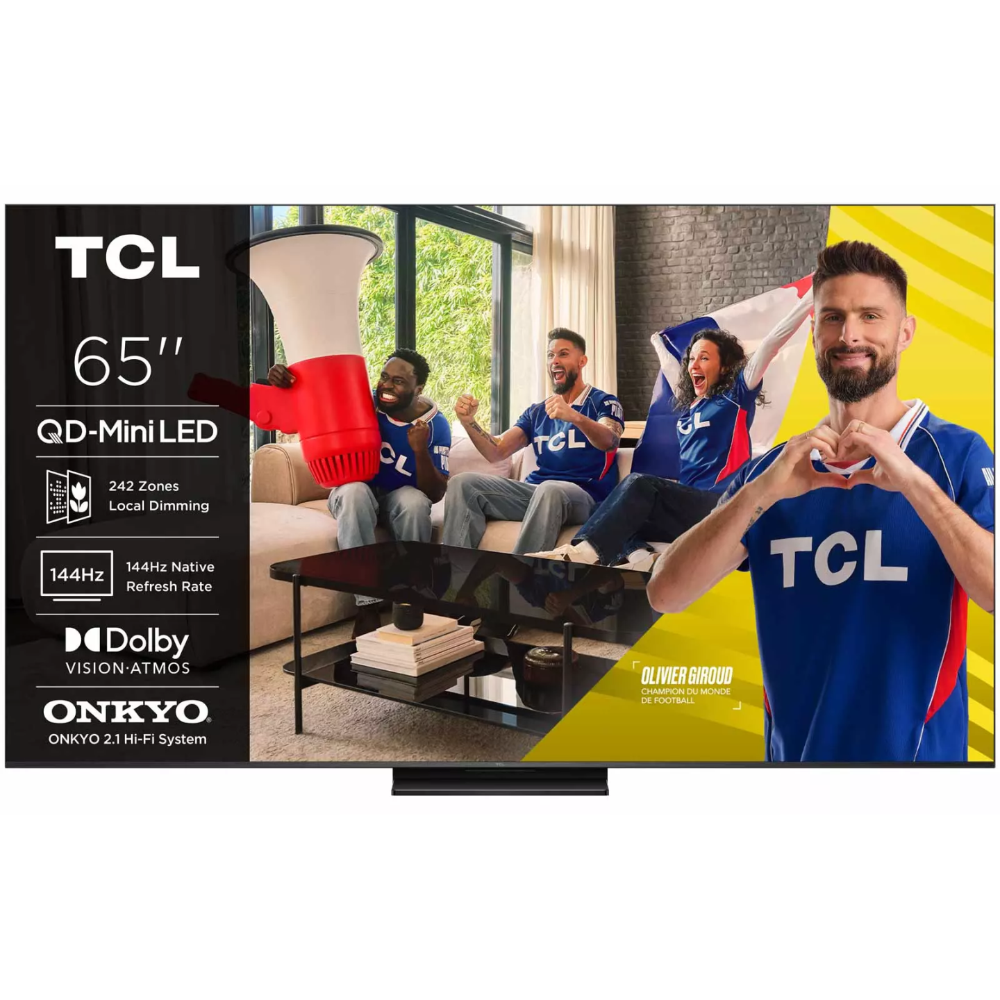 TV QLED TCL 65C6KPRO 65" 4K QD-Mini LED 144 Hz | Nimestore