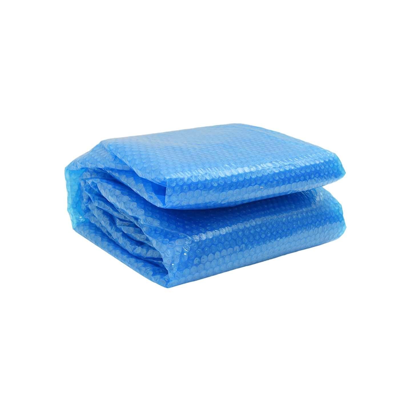 Couverture de piscine solaire 381 x 381 cm 0,1 mm Rond 0,1 mm