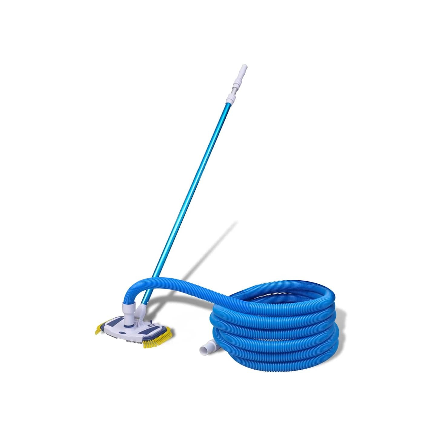 Aspirateur de piscine avec manche télescopique et tuyau