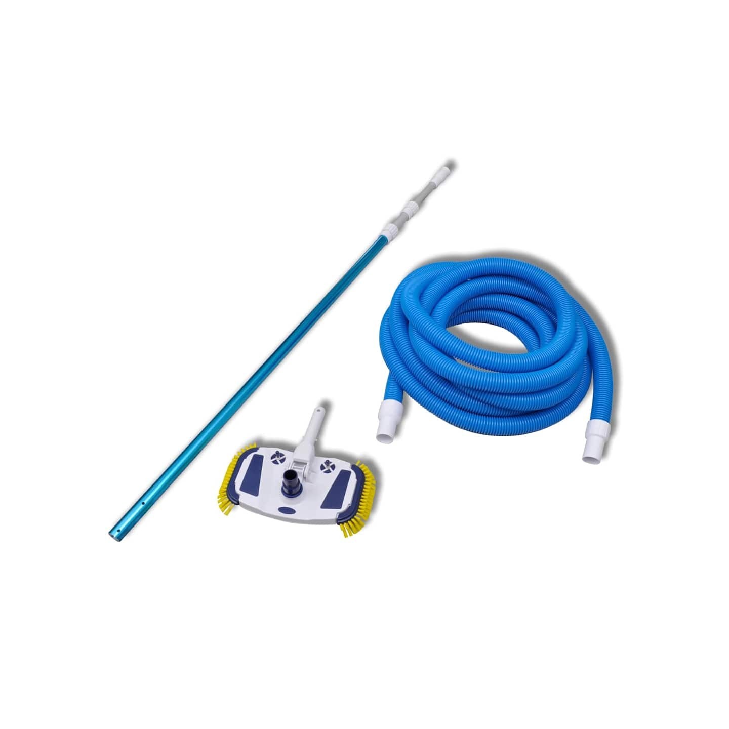 Aspirateur de piscine avec manche télescopique et tuyau