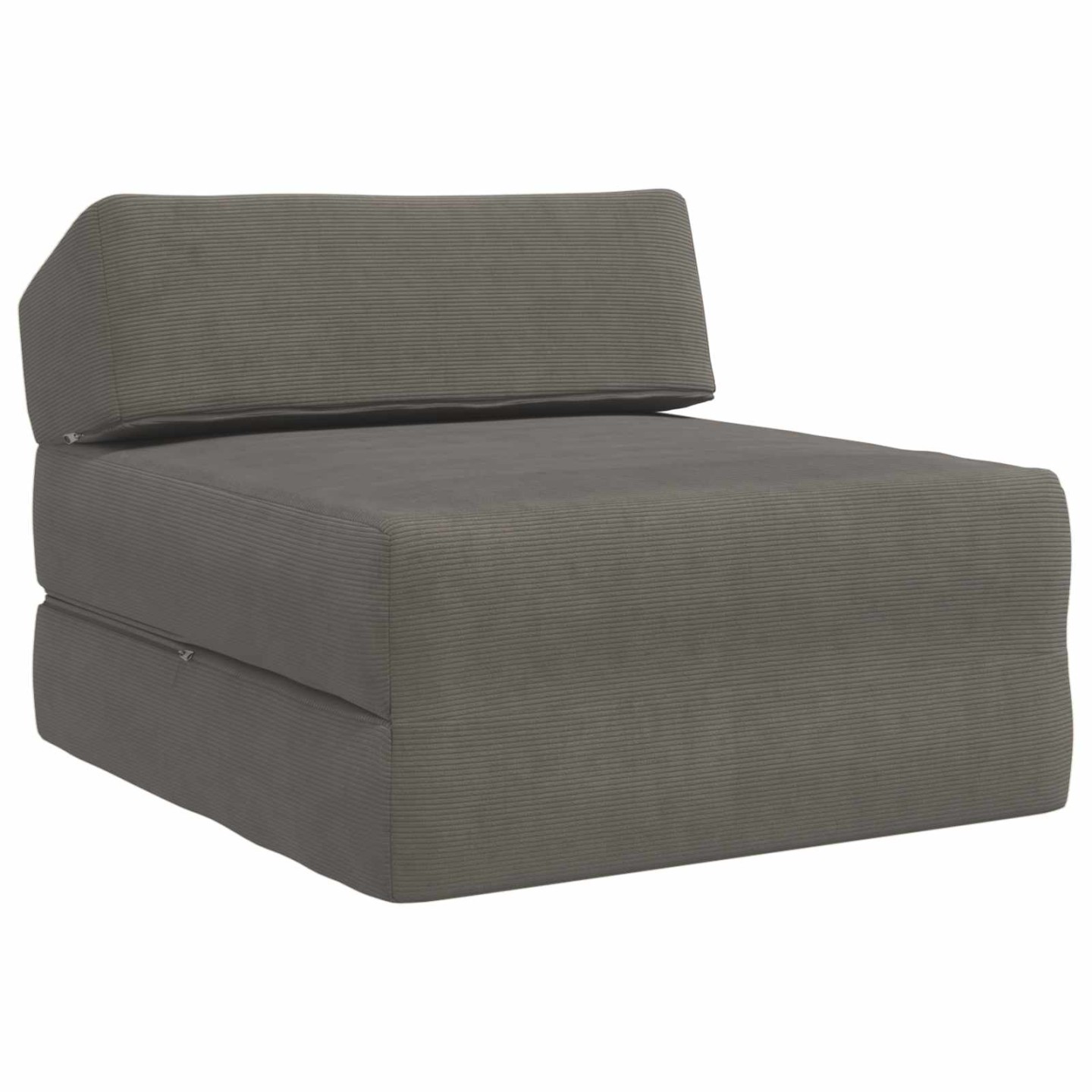 Canapé-lit pliable Gris clair 60 x 70 x 41 cm Corduroy