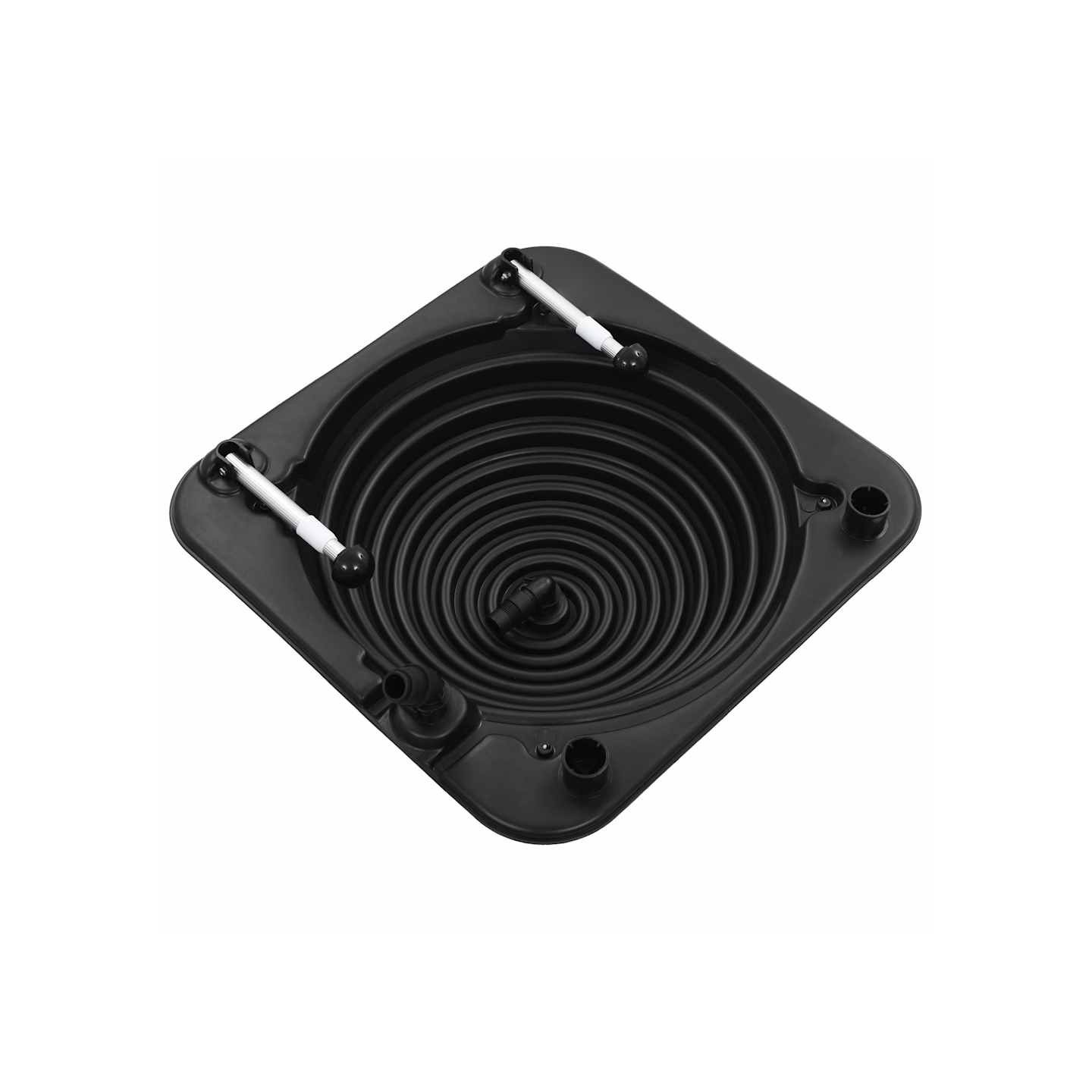 Chauffage solaire de piscine 75x75x36 cm HDPE Aluminium