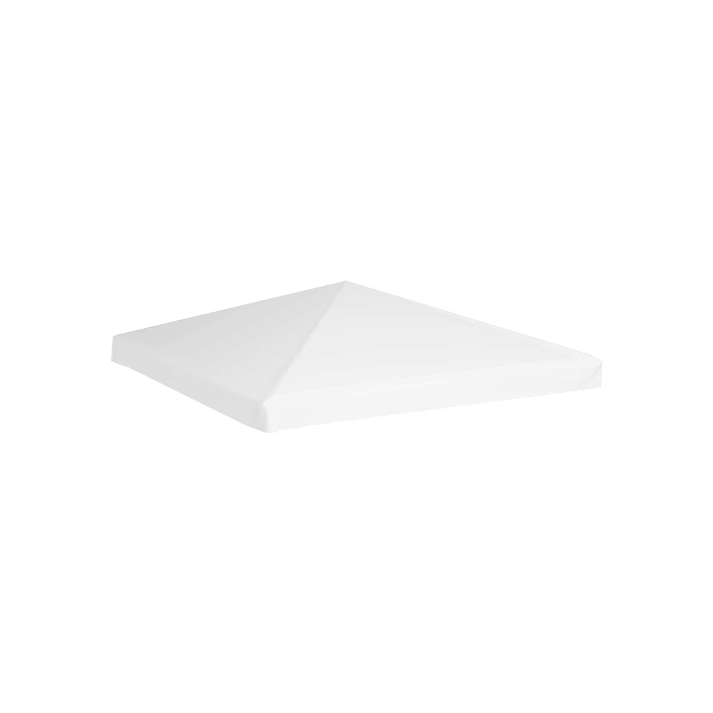 Toile de toit de belvédère 270 g/m² 3x3 m Blanc
