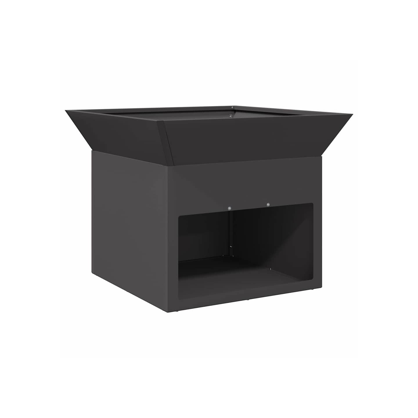 Foyer de cheminée Noir 50 x 50 x 40 cm Acier