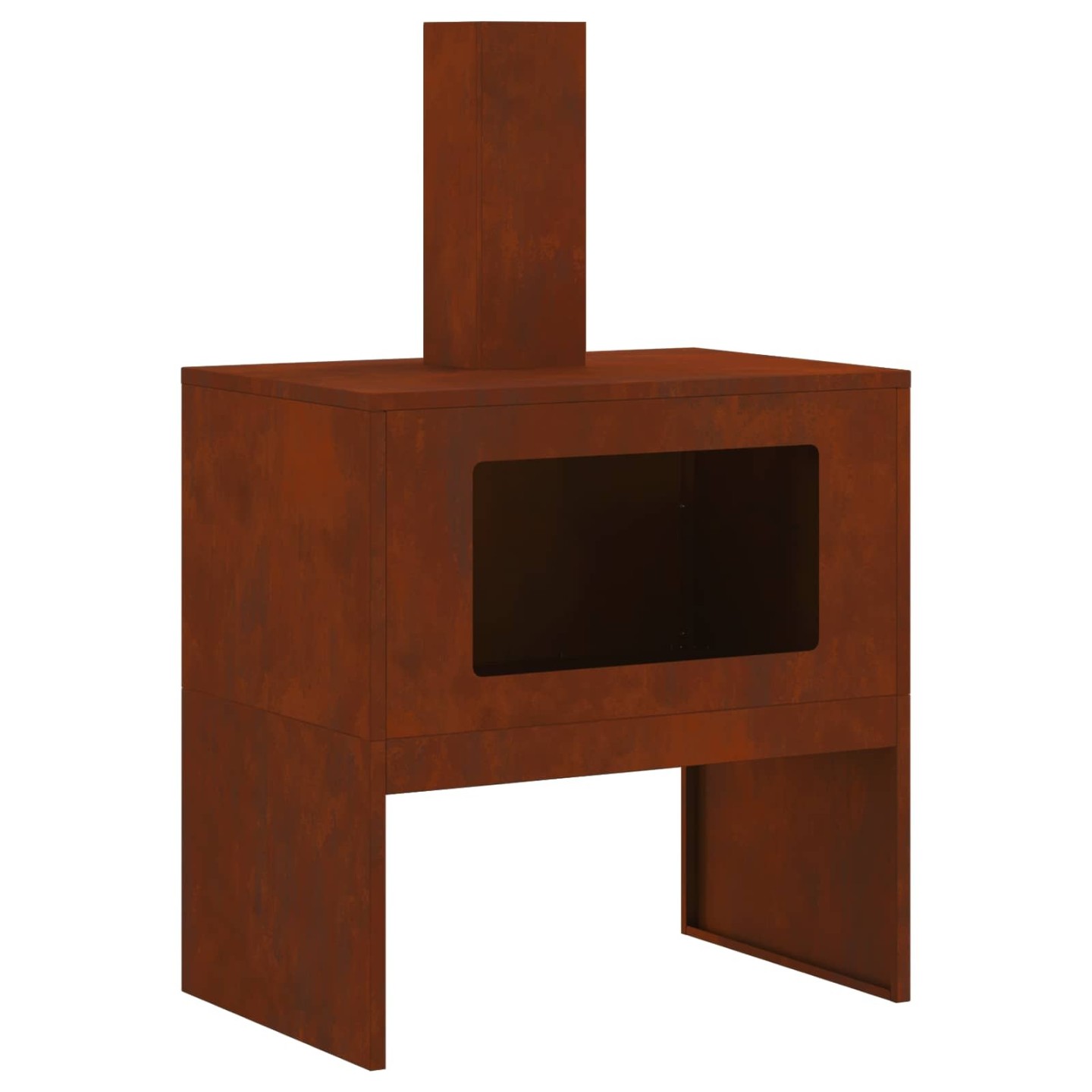 Braise Rouillé 60 x 40 x 96 cm Acier patiné