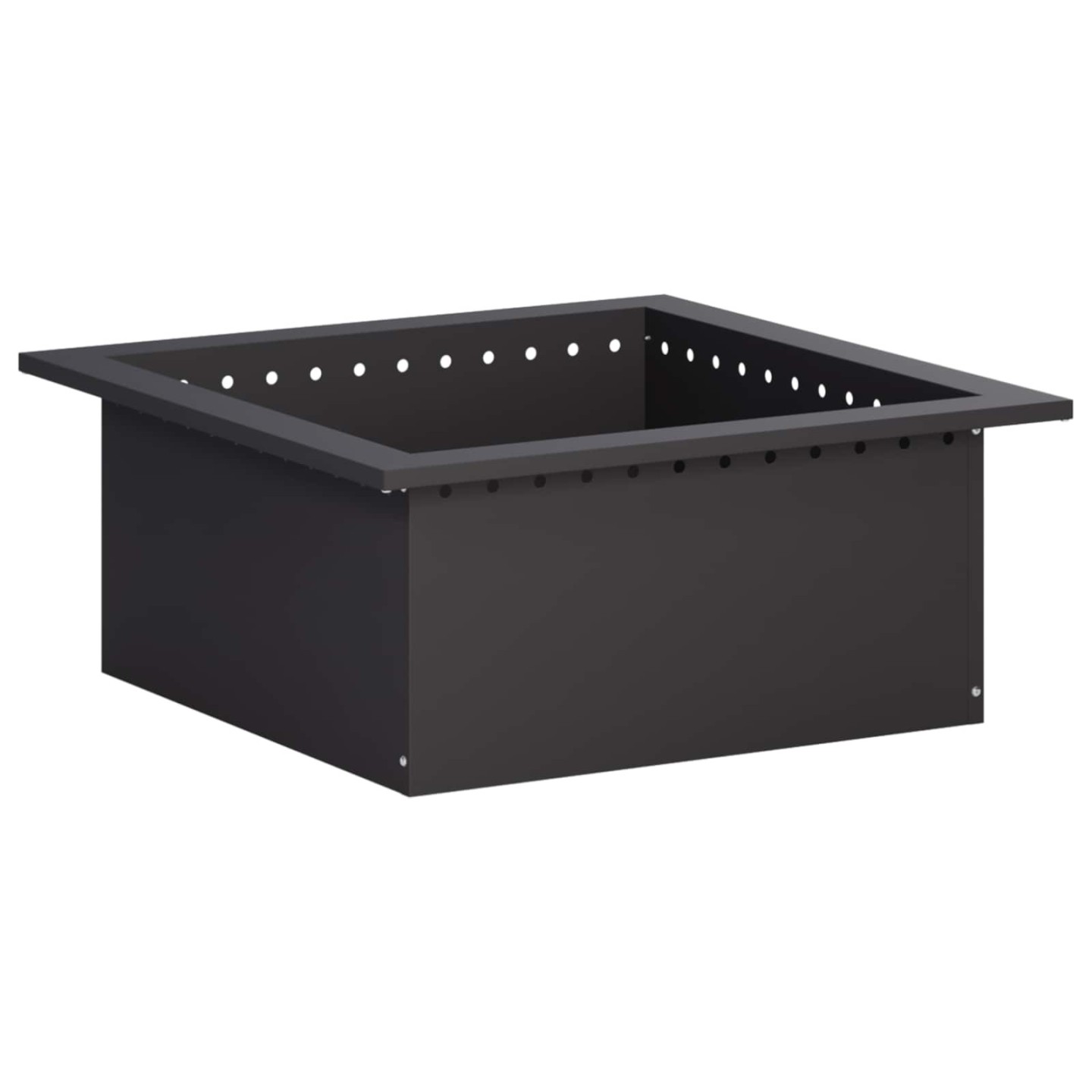 Anneau de Braise Noir 60 x 60 x 25 cm Acier