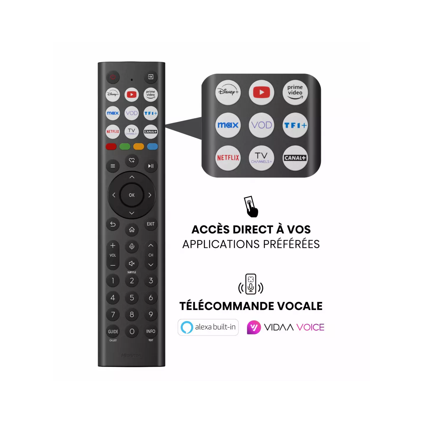 TV Mini LED Hisense 100U7Q 100" 4K 165 Hz | Nimestore