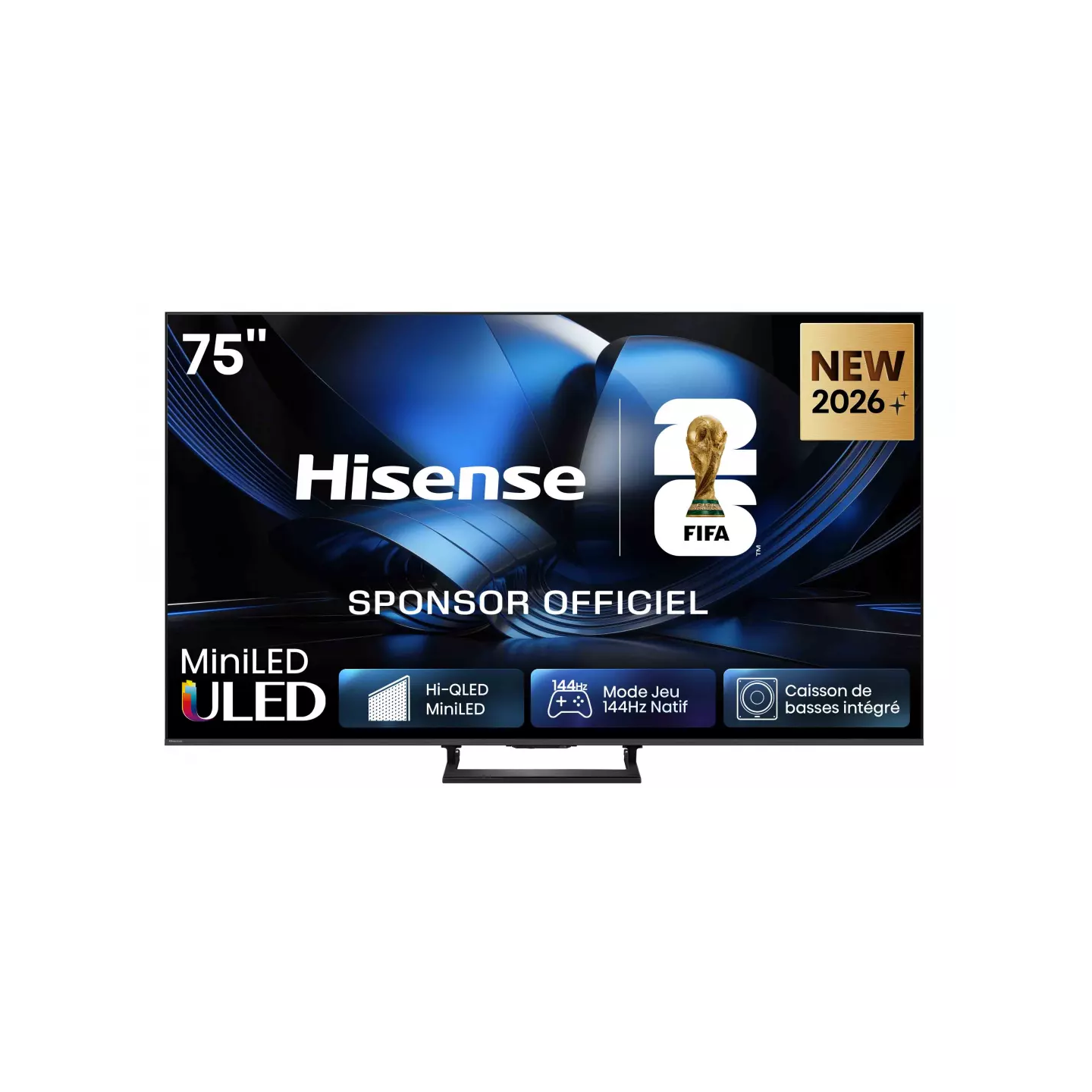 TV MiniLED Hisense 75U7SE 75" 4K Dolby Vision IQ | Nimestore