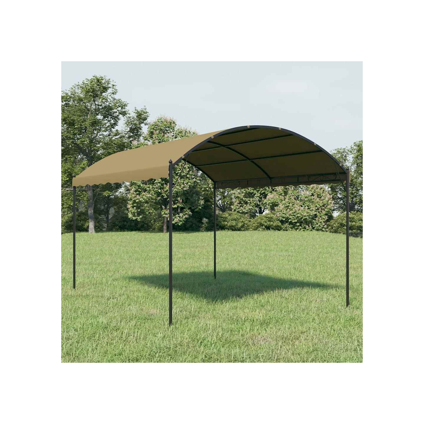 Belvédère 4x3x2,6 m Taupe 180 g/m²