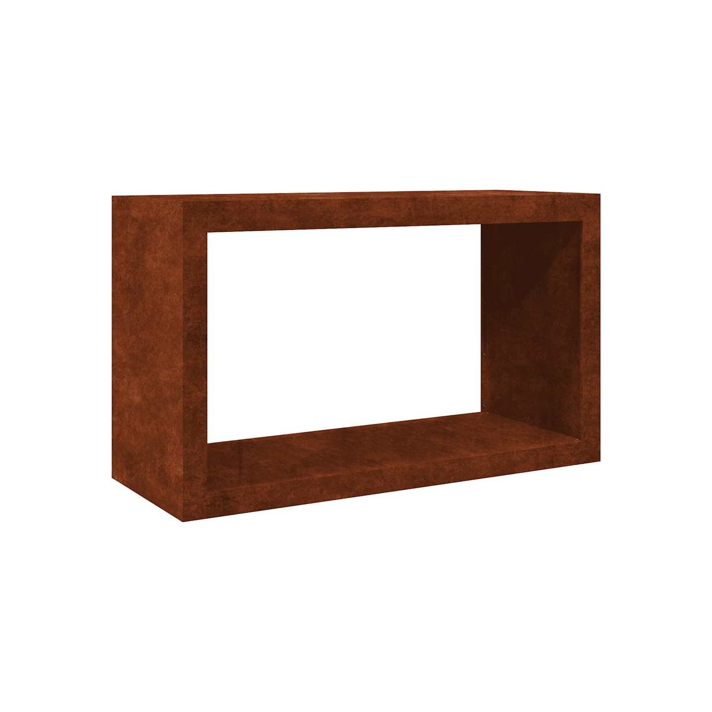 Étagère à bois 100x40x60 cm acier résistant aux intempéries