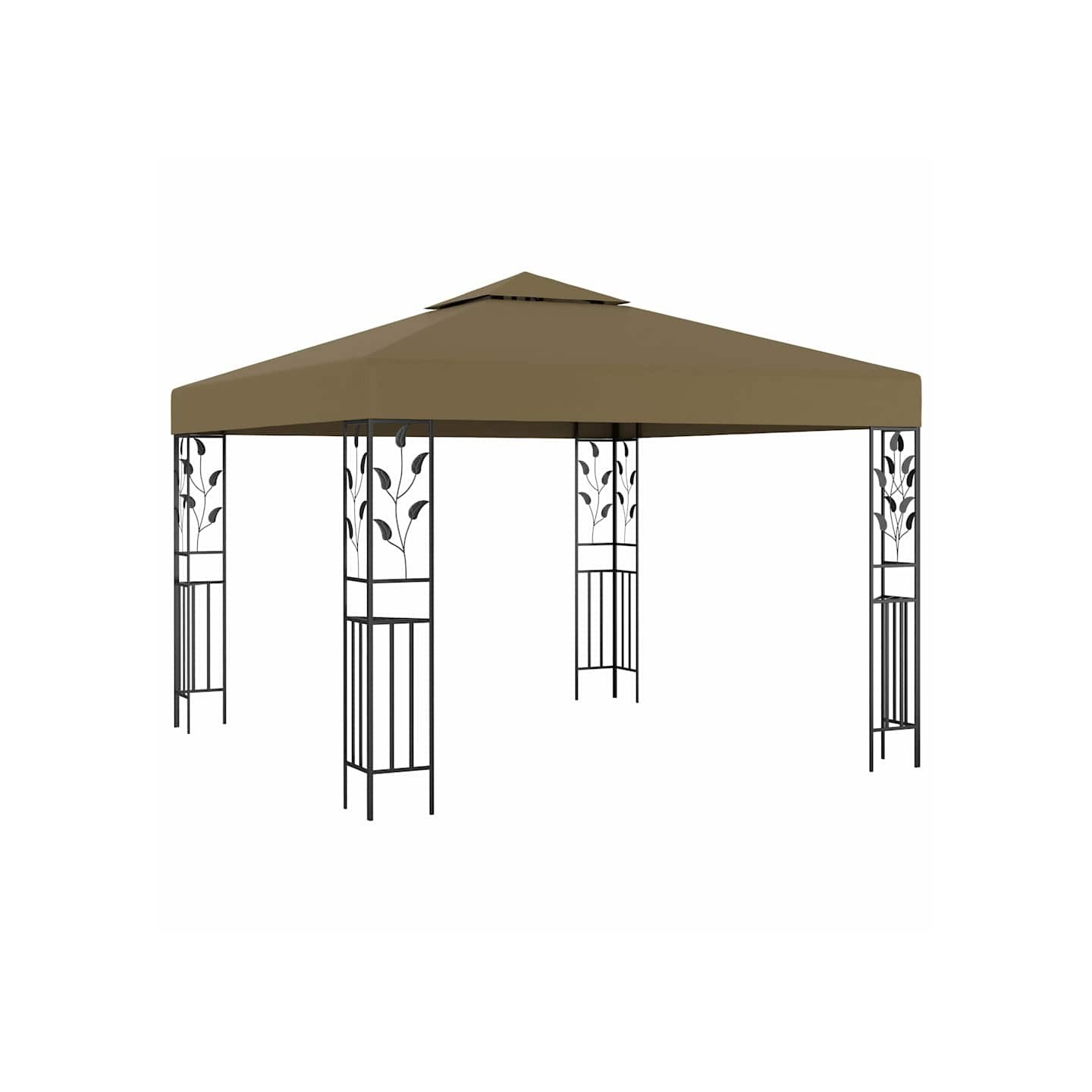 Tonnelle 3x3 m Taupe 180 g/m²