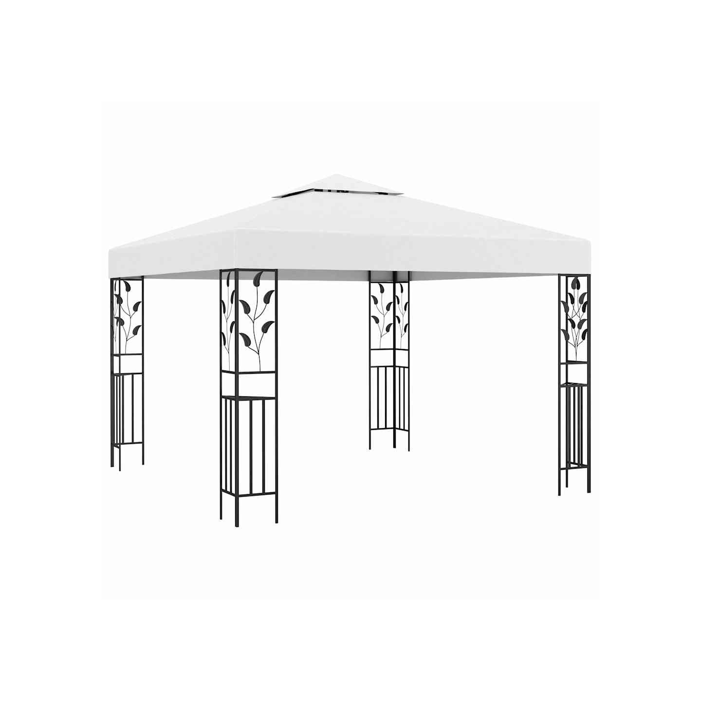 Tonnelle 3x3 m Blanc 180 g/m²