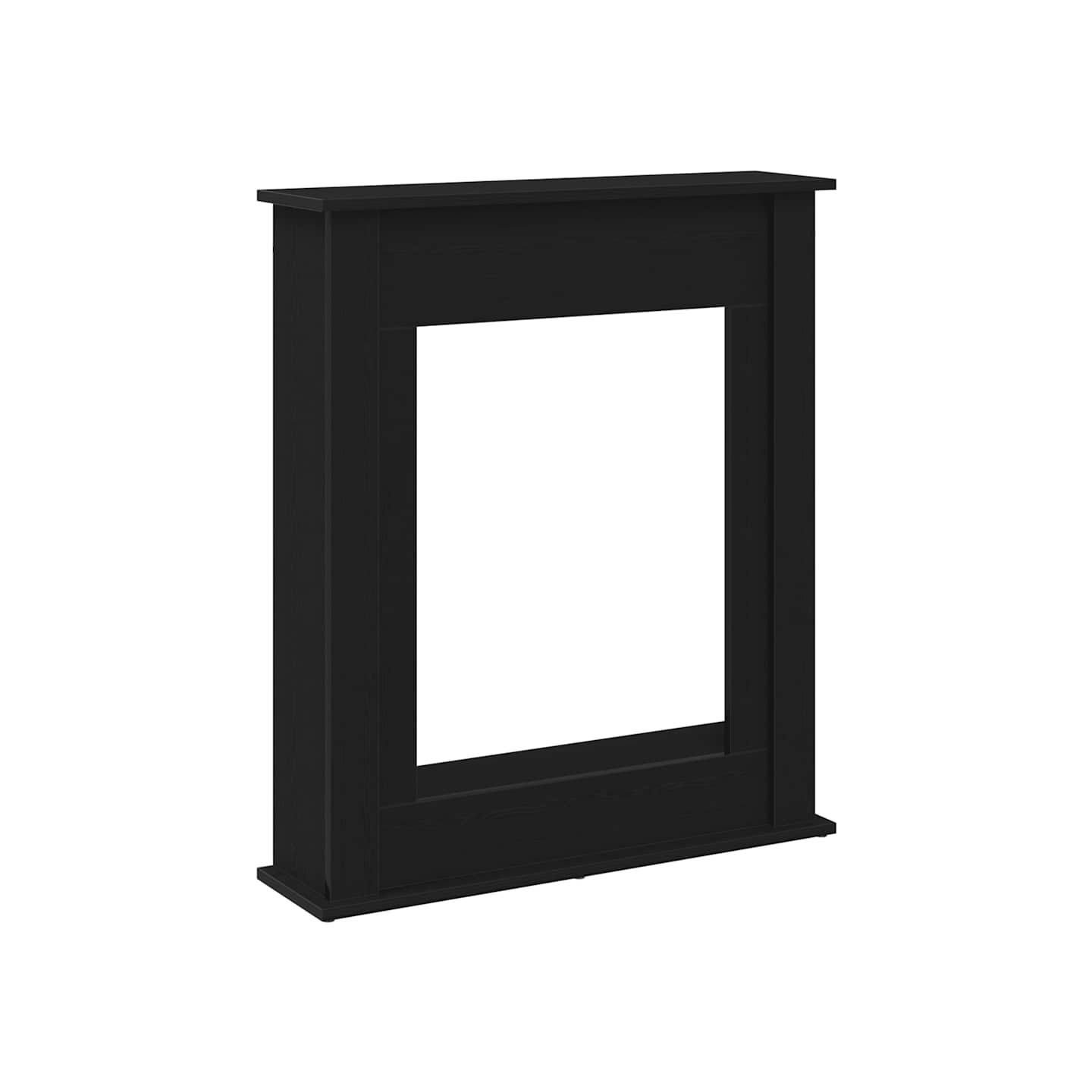 Encadrement de cheminée en chêne noir 75 x 20 x 87,5 cm bois d'ingénierie