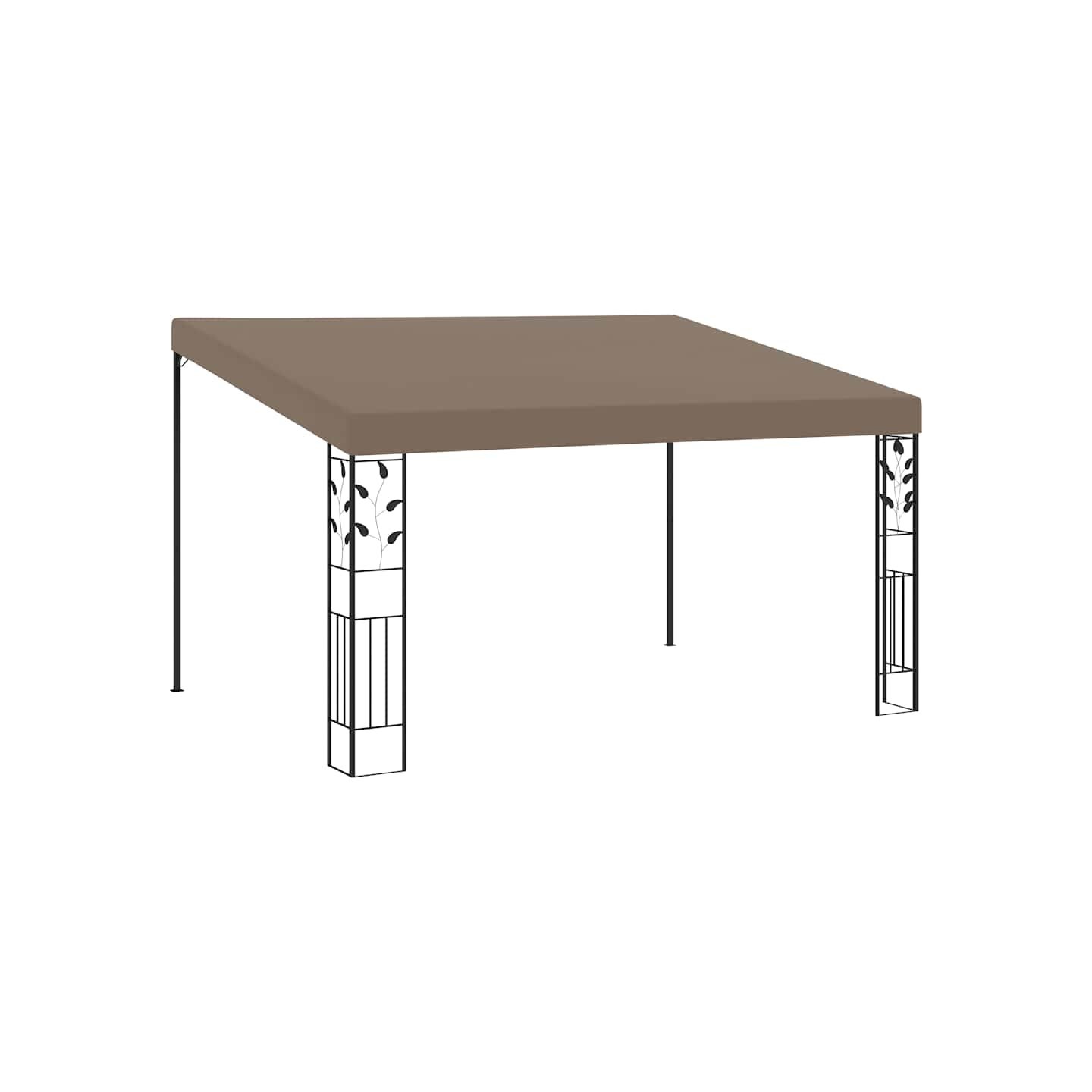 Belvédère mural 4x3x2,5 m Taupe