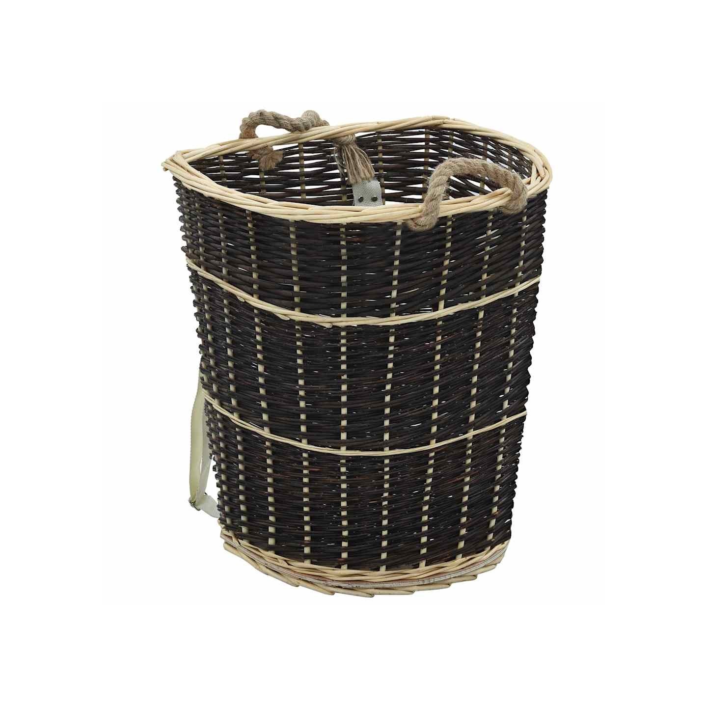 Sac à dos bois de chauffage sangles de transport 57x51x69 cm