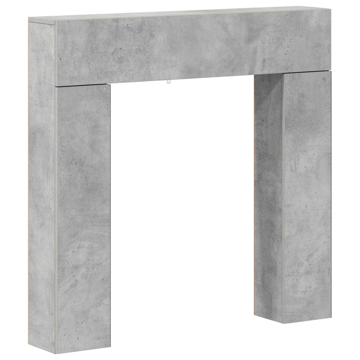 Cadre de cheminée Gris béton 102 x 18 x 100,5 cm