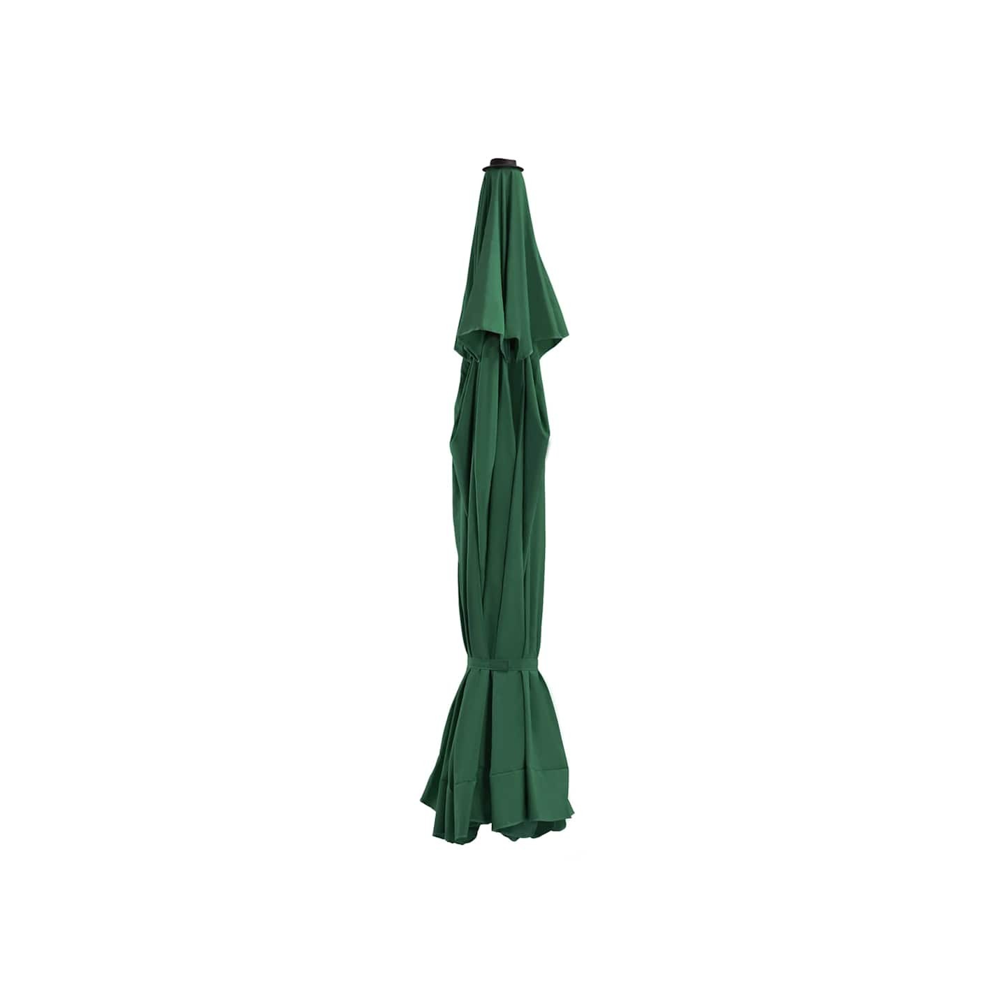 Tissu de remplacement pour parasol d'extérieur Vert 515 cm