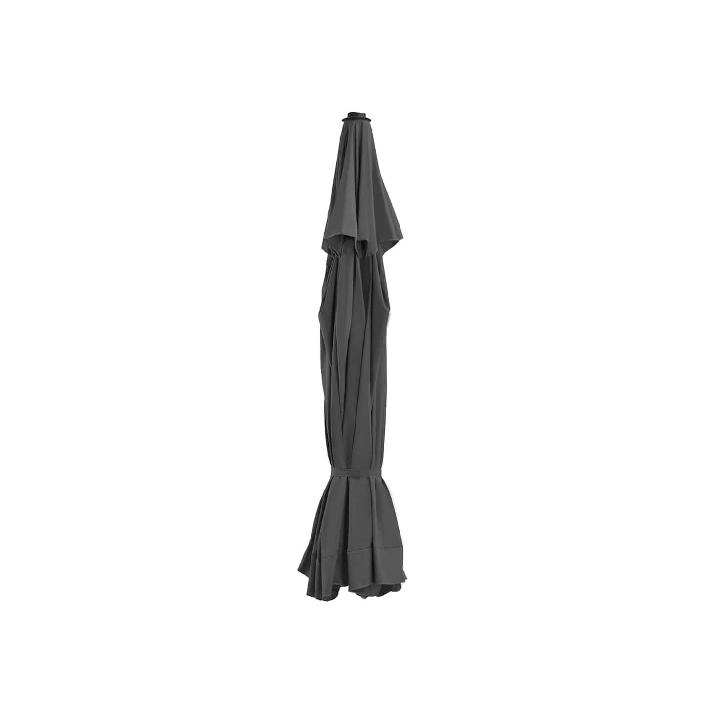 Tissu de remplacement pour parasol d'extérieur Anthracite 515cm