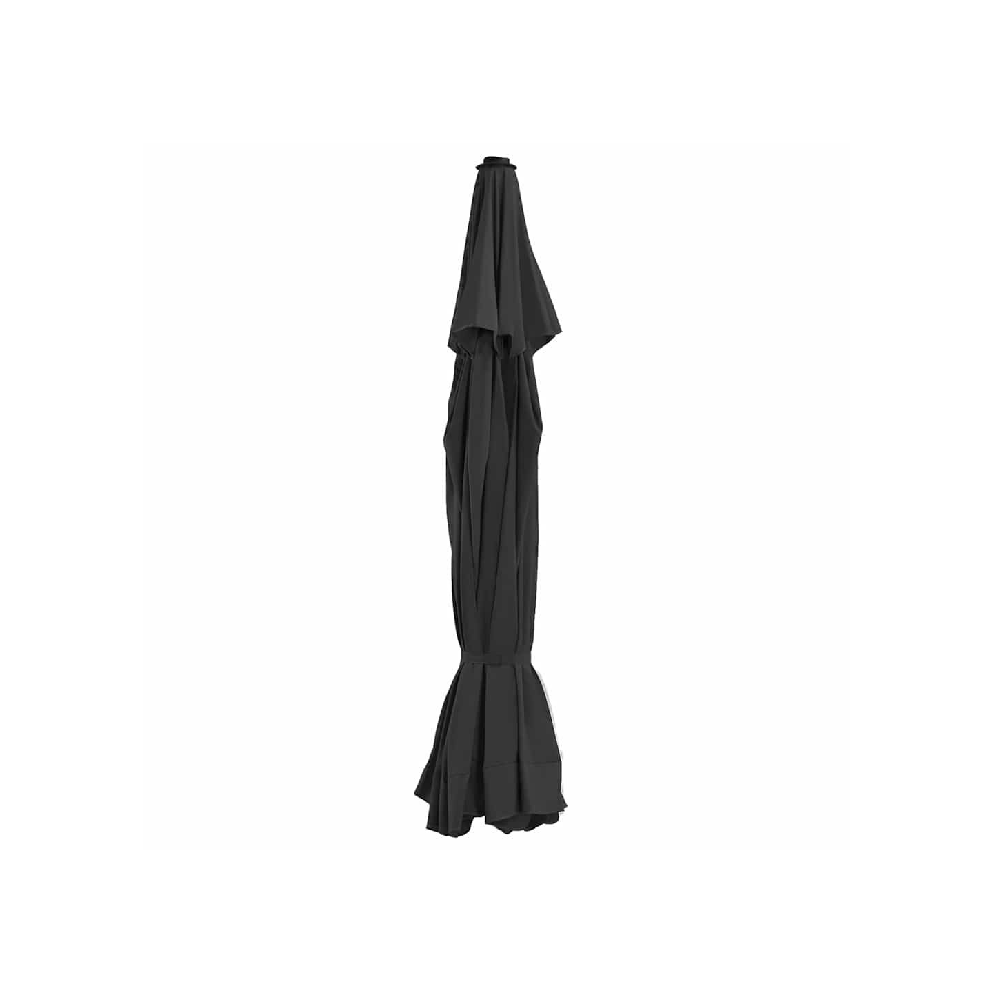 Tissu de remplacement pour parasol d'extérieur Noir 515 cm